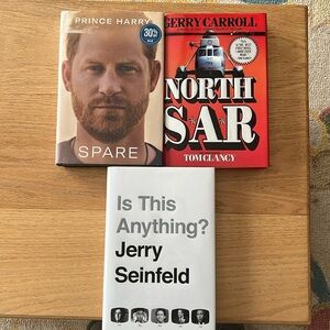 Three hardcover books